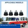 4Pcs Body Mount Set 924-181 924181 For Chevy S10 Pickup GMC Sonoma 1994-2004 Body Position Rubber Kit