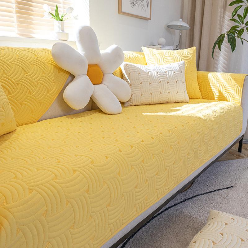 Sofa Cushion Four Seasons Universal Simple Modern Non-Slip Summer Sofa Cover Seat Cushions Backrest Towel Cover Cloth Universal Cover