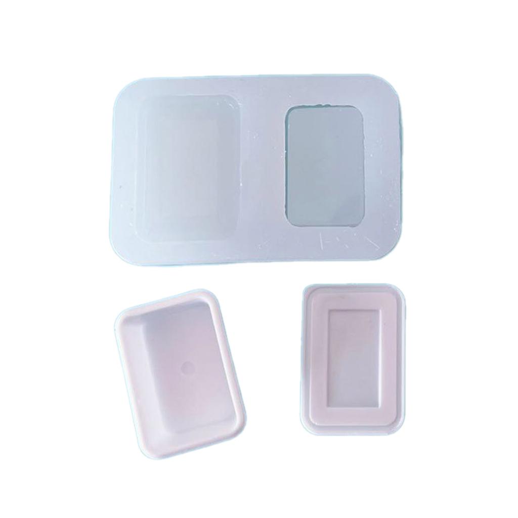 Miniature Food Silicone Mold Dessert Tray Plate UV Resin Molds Dollhouse Accessories Kitchen Baking Tool Craft