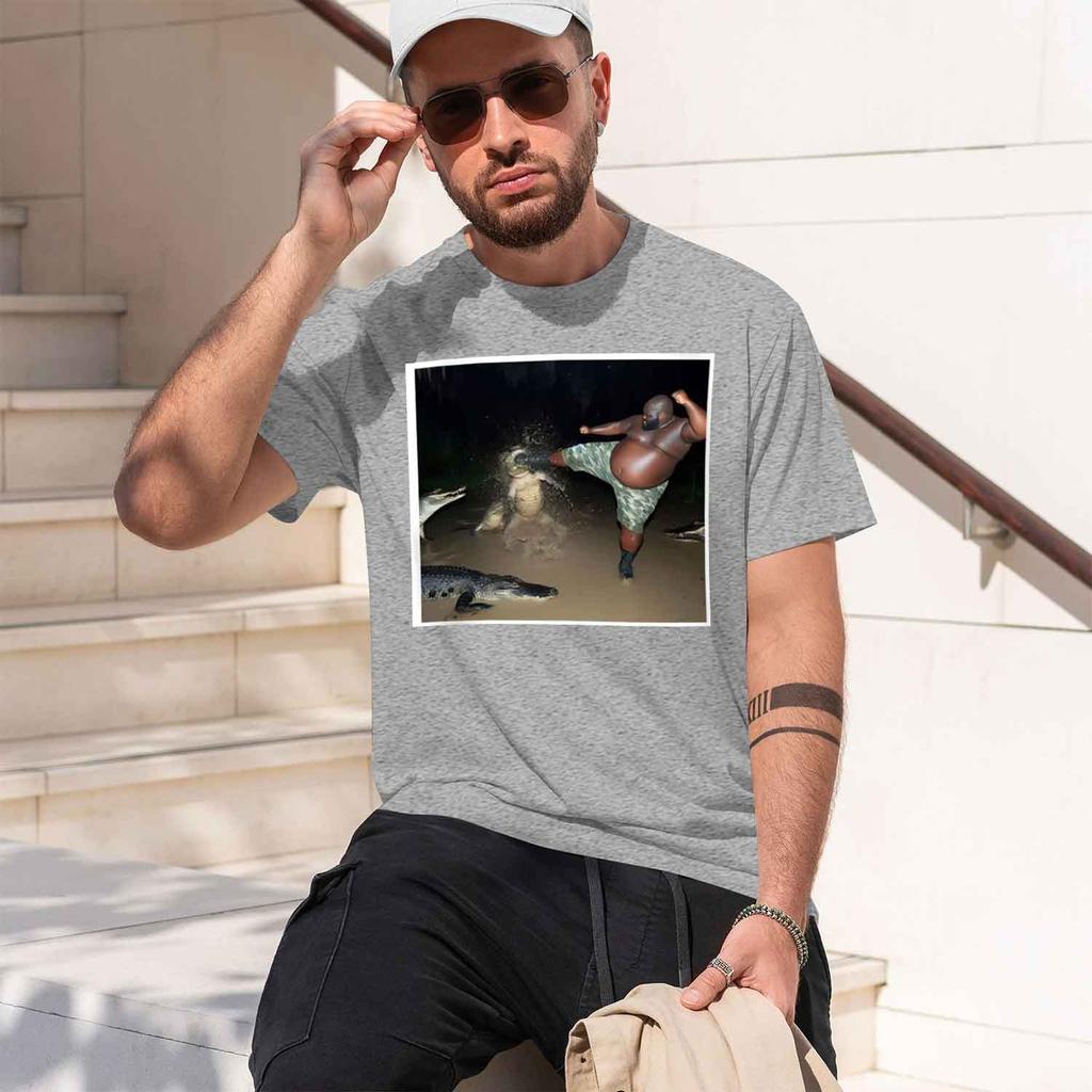 Unisex Kk Alligator In Swamp Tshirt Tee Unisexs Short Sve One High Quty Casual T Shirt Unisex Clothes 2026 New Model Shortslee