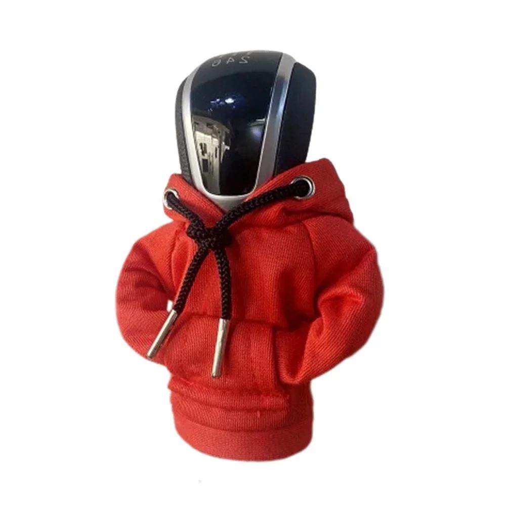 Толстовка с капюшоном для автомобиля, чехол для переключения передач, модная толстовка с капюшоном для автомобиля, крышка для ручки переключения передач, толстовка с ручной ручкой, чехол для рычага переключения передач