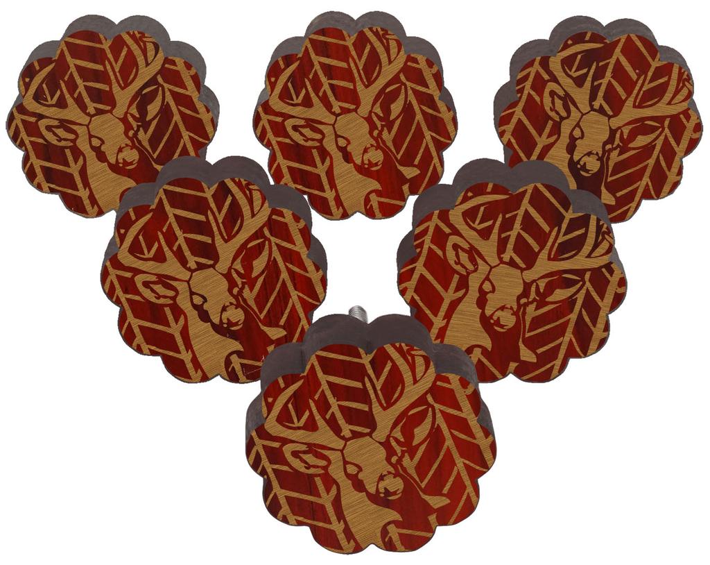 IBA Indianbeautifulart коричневые ручки с гравировкой 10 шт. мебельные деревянные ручки-гребешки в деревенском стиле