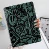 Крутая Арт Граффити Чехол-подставка Y-Fold Чехол для планшета Для iPad Air 4 5 M3 M2 1 2 M4 11 дюймов Pro 2025 Mini 6 7 Pro 11-го 10-го 9-го 8-го
