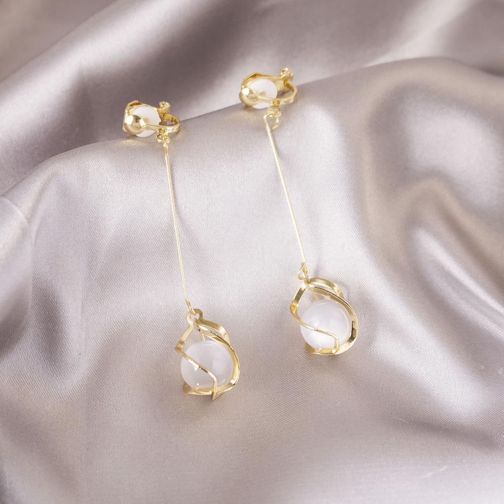 Универсальные легкие роскошные клипсы для ушей без проколов, повседневные высококачественные треугольные клипсы для ушей, универсальные женские серьги