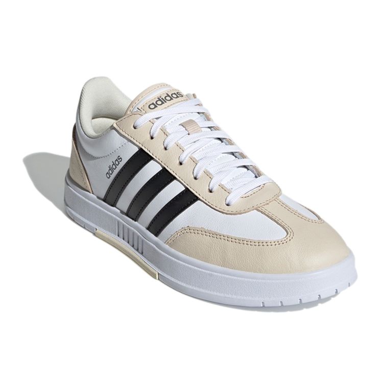 Adidas Neo Gradas Прочные Нескользящие Низкие Кеды Женские Кроссовки Белый Бежевый H01221