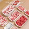4Pcs Stackable Freezer Fresh-Keeping Box Microwave Safe Food Preservation Box Meat Storage