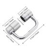 U Shaped Rotating Spray Faucet Zinc Zinc Alloy Faucet Sprayer Head Practical Faucet Nozzle Adapter  Kitchen