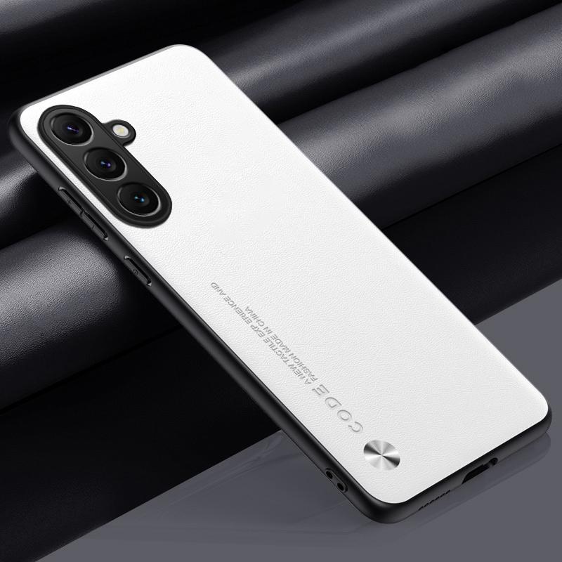 Роскошный чехол из искусственной кожи для Samsung Galaxy A55 5G, задняя крышка, противоударный чехол из ТПУ силикона с полной защитой для Samsung A35