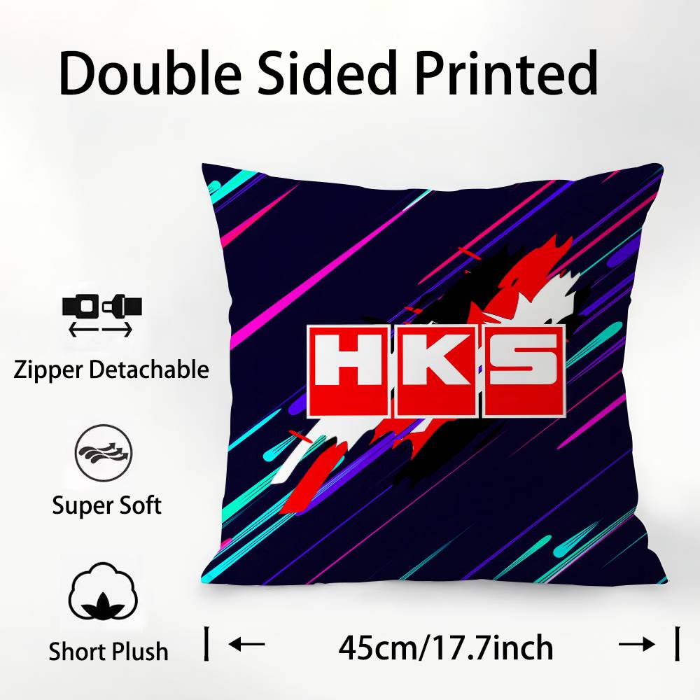 Роскошная квадратная наволочка H-H-Hks Cool с двусторонней печатью, чехол для подушки на диван, для дома, спальни, декор, подарок