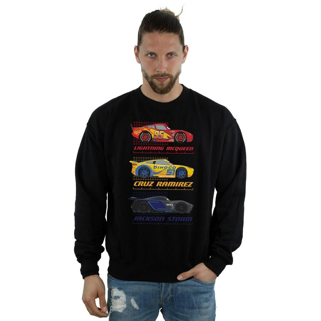 Cars Mens Racer Profile Cotton Sweatshirt