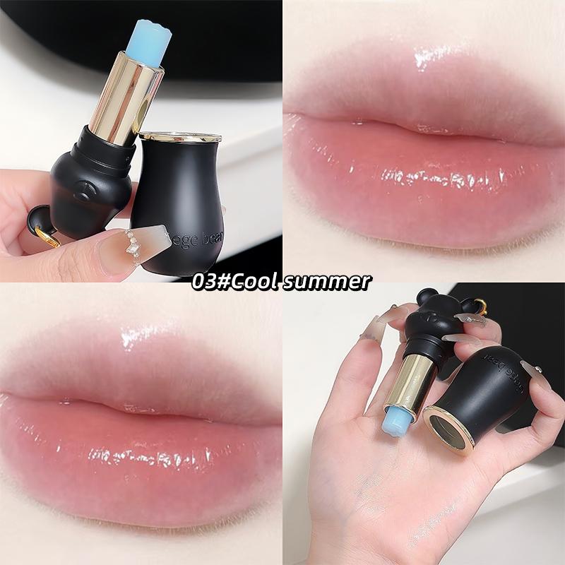 GegeBear Sweetheart Bear Lip Balm Увлажняющий антисушащий праймер под помаду Увлажняющий осенне-зимний праймер под помаду