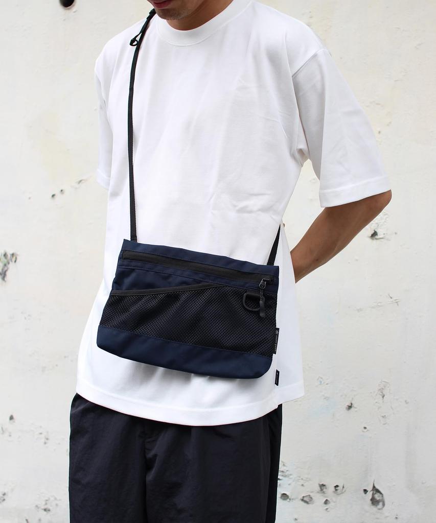 Snow Peak Exclusive Everyday Use Sacoche Dark 2L (snow peak) - Stain-resistant, Navy,