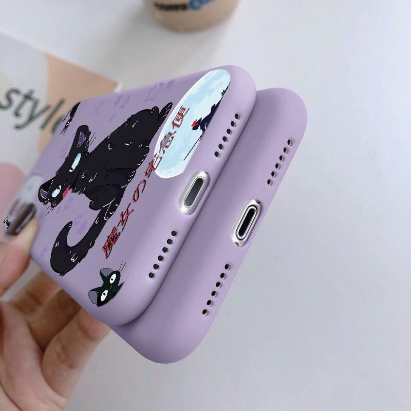 Чехол для телефона с рисунком Тоторо для iPhone Samsung A55 S24 FE S25 M35 Xiaomi Redmi Note 13 Pro 14C Huawei Honor Realme, противоударный матовый чехол с защитой от царапин