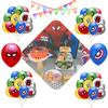 Воздушные шары для вечеринки в стиле супергероев 12 дюймов Капитан Америка Человек-паук Халк Латексные шары