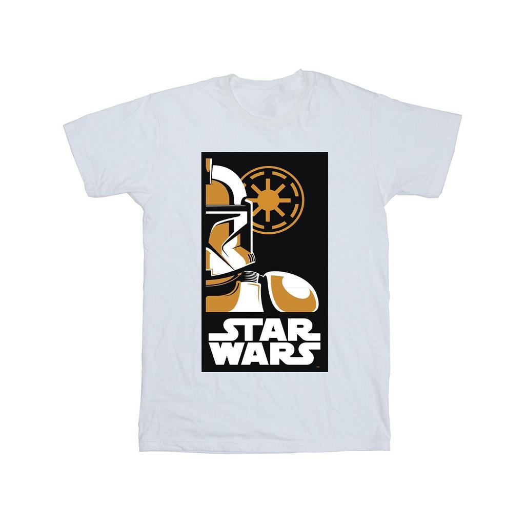 Star Wars Mens Stormtrooper Art Poster T-Shirt