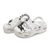 Crocs Baya Платформа Клог 811 Сделано План Побега Специальная Обувная Коробка Шнуровка Бант Съемные Аксессуары Отверстие Обувь Женская Черная Белая