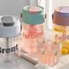 Спортивная бутылка для воды большой емкости Пластиковый стакан для фруктового чая Мультяшный питьевой стакан Мальчики Девочка
