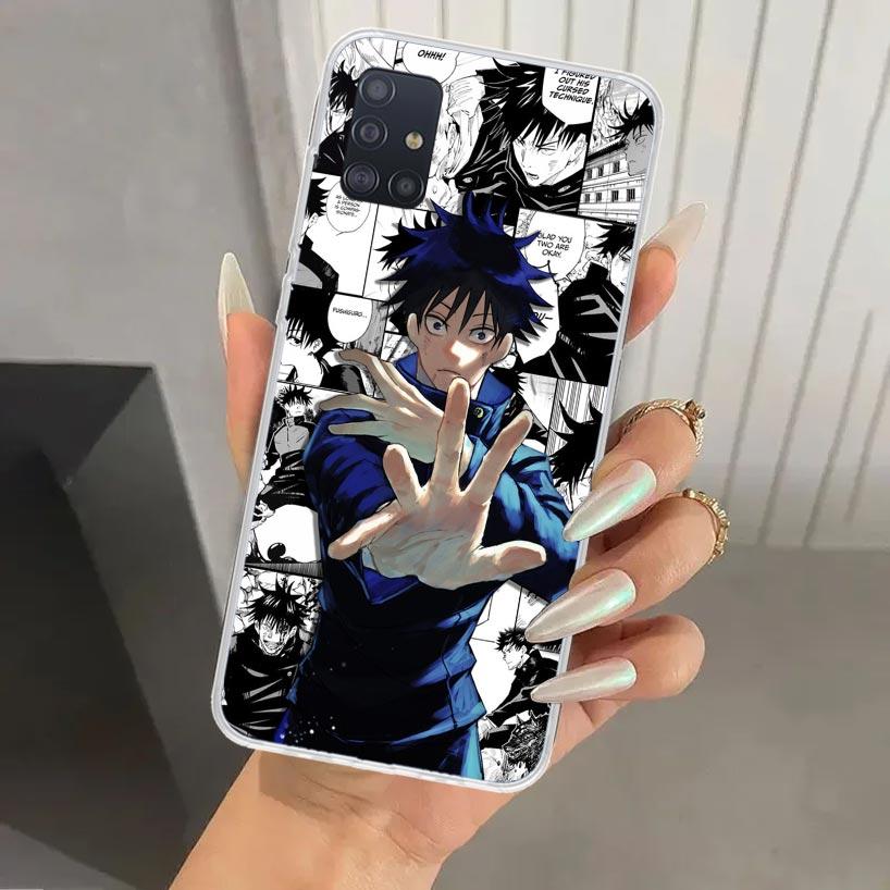 Чехол для телефона Jujutsu Kaisen Аниме Япония для Samsung Galaxy A52 A32 A22 A12 A02S A50S A30S A10S Note 20 Ultra 10 Plus S10 A31 A20 A71 A72