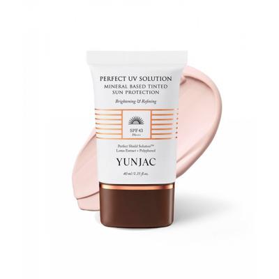 Yunjac Perfect Uv Solution Минеральная База Тонирующая Солнцезащитная [spf43 Pa+++]