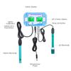 3-in-1 PH/Salinity/TEMP Water Quality Monitor Multi-functional pH & Salinity Monitor Temperature