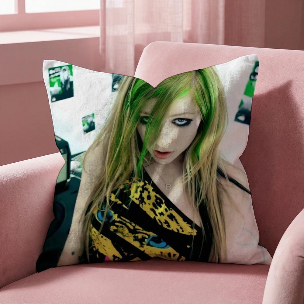 A-Avril Ramona Lavigne Наволочка для подушки Многоцелевая наволочка для дома и автомобиля - Двусторонняя, Мягкая и Прочная для ежедневного использования