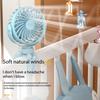 Мини-вентилятор Octopus USB - Ручной вентилятор с клипсой и ночником для коляски, стола и путешествий | Портативный перезаряжаемый охлаждающий вентилятор
