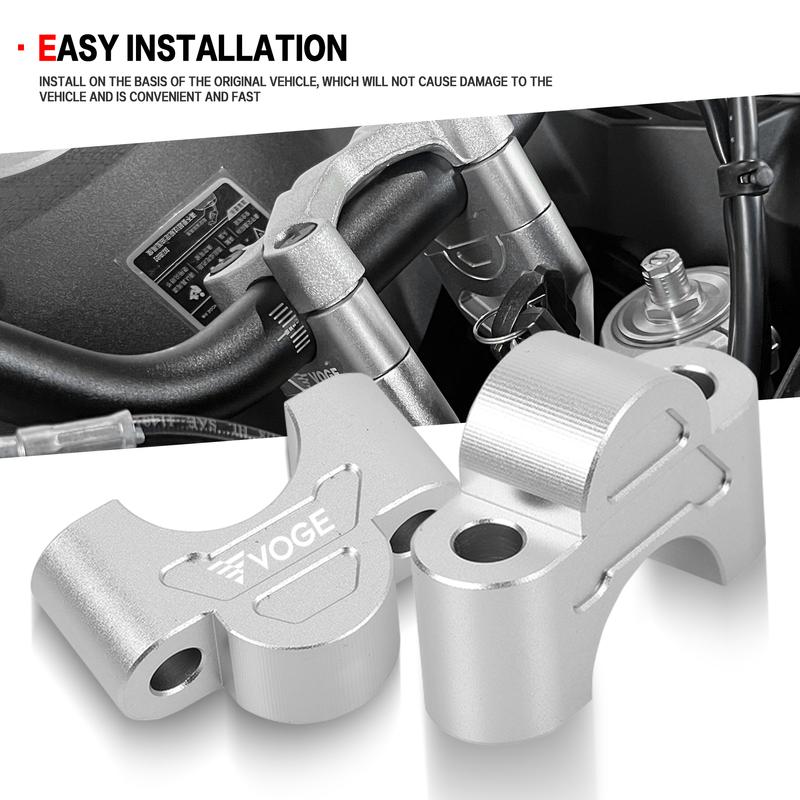 For Voge DS800X DS800 RALLY 800Rally Handlebar Riser Mount Motorcycle 800 rally Aluminum Handle Clamp Handle Bar Risers Adapter