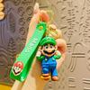 Cute Cartoon Super Mario Keychain Creative Pvc Car Pendant Wholesale Gift