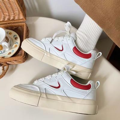 Корейские кеды мужские и женские ins тренд 2025 новые весна и осень гонконгский стиль ретро шик парные повседневные спортивные белые кеды