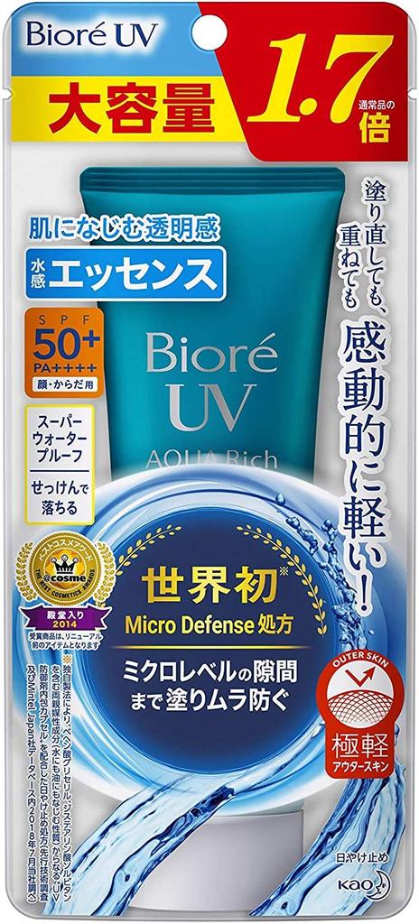 Biore UV Aqua Rich Water Essence 85 г солнцезащитный крем SPF50+/PA++++x2