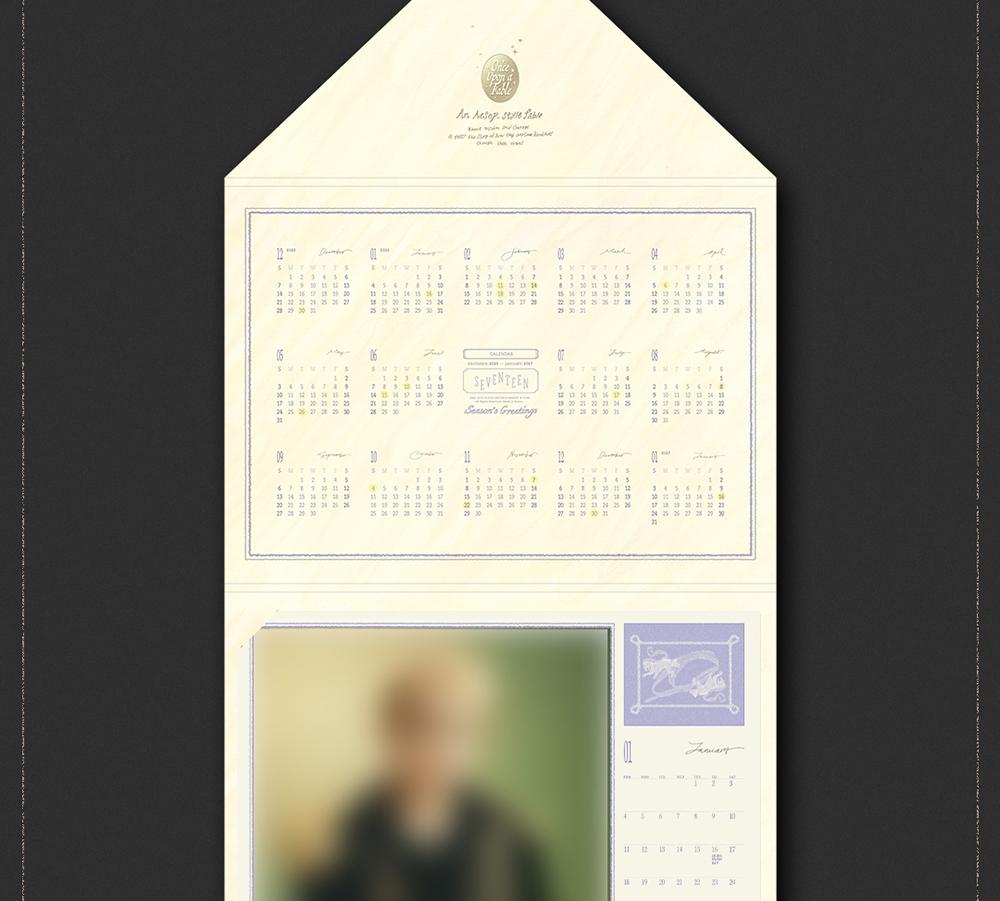 Seventeen (SVT) - 2026 WALL CALENDAR [Once Upon a Fable]