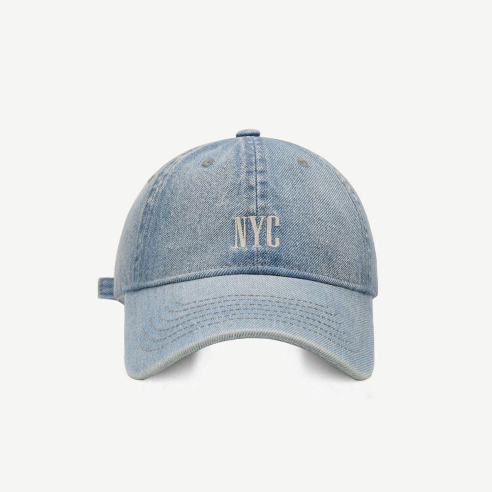 Casual Denim Cap Distressed Streetwear Hat Fashion Trucker Caps Unisex