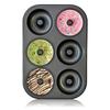 Recommended by Pastry Chefs: My Baked Donut Mold, Silicone-Coated, Baking Supplies, 6-Cavity, Oven-Safe, Mini