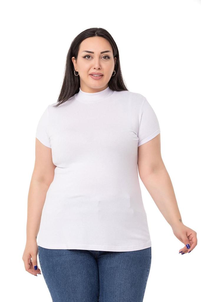 Женский стиль, боди большого размера, боди больших размеров, полуводолазка с коротким рукавом, вискозное боди изумрудного цвета