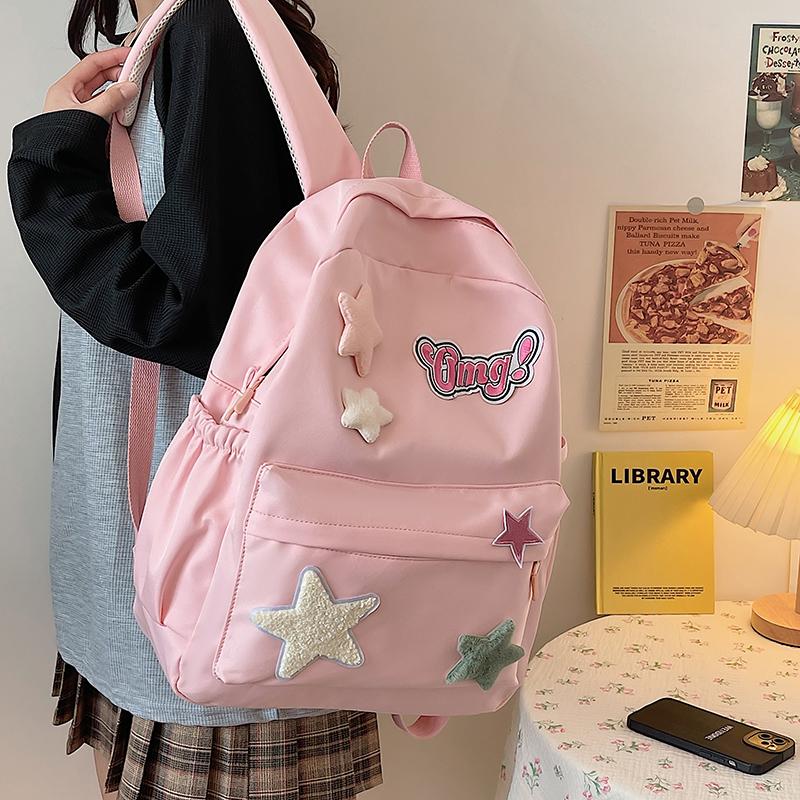 Школьный рюкзак Stars Junior High School Senior High School Backpack Women backpack MIT