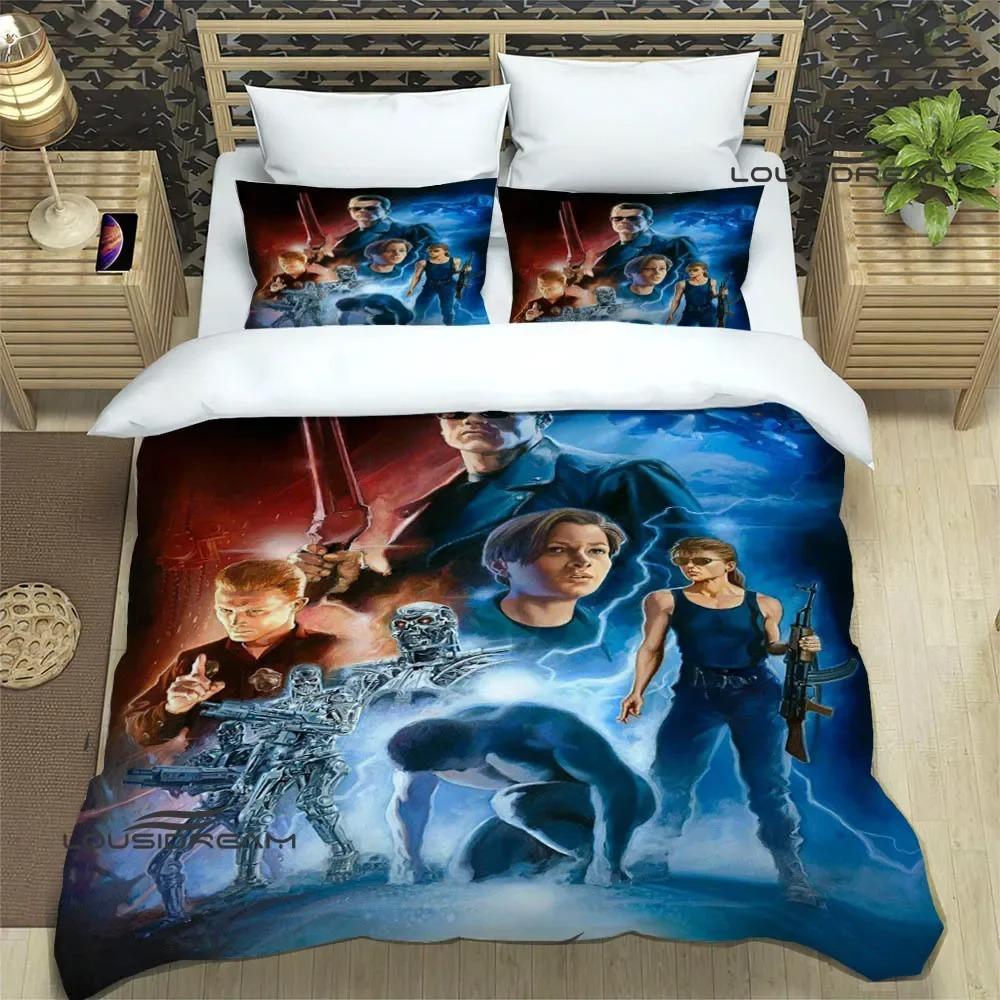 3D Print Schwarzenegger Terminator Bedding Sets Exquisite Bed Supplies Set Duvet Cover Bed Comforter Luxury Gift Quilt Cover Set