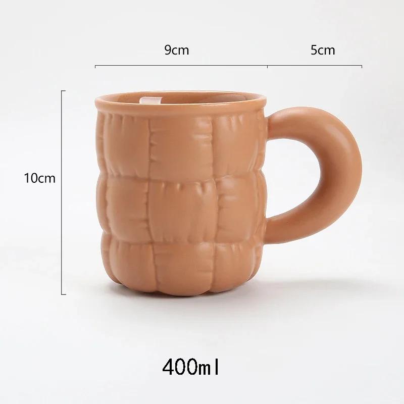 Creative Sofa Ceramic Coffee Cup Sets Cute Sweet Couple Mugs Light Luxury Fashion Home Tea Set Coffee Pot Exquisite Tableware