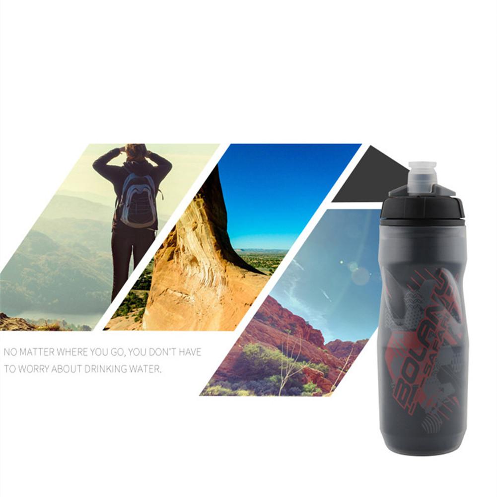 Kolip 600ml Bike Cycling Water Bottle Heat - and ice-protected sports cup Cycling Equipment Mountain Bike Outdoor Water Bottle