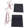 2pcs DC5V 500mA Solar Panel Cell Power Module Polycrystalline Silicon Solar Panel with 100cm Cable
