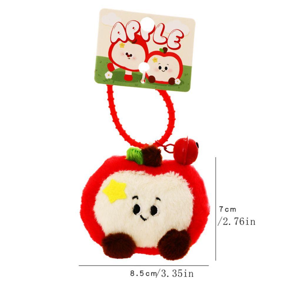 Plush Key Rings Red Bag Pendant Creative Cartoon Key Chains Door Key