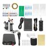 Professional Tattoo Kit 10 Wrap Shader Tattoo Machine Tattoo Power Supply Set for Beginners