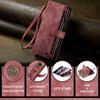 Wallet Case Galaxy Z Fold 8/7/6/5/4 S26U Retro Card Slot Zipper Flip Leather Cover Business Style