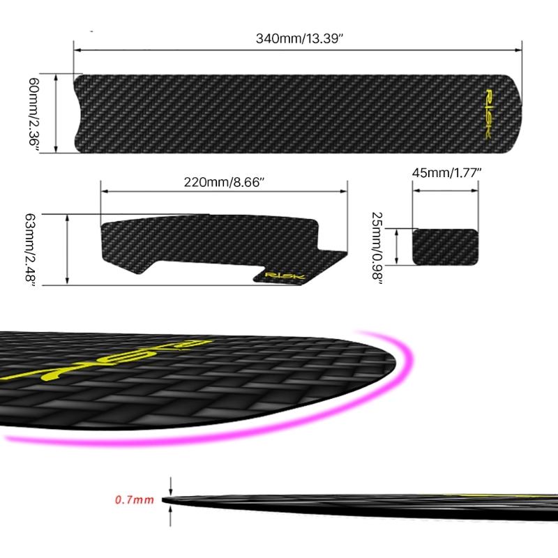 Велосипедный протектор пера рамы, накладка на перо рамы для велосипеда, устойчивая к царапинам крышка, съемные клейкие элементы, противоскользящие накладки