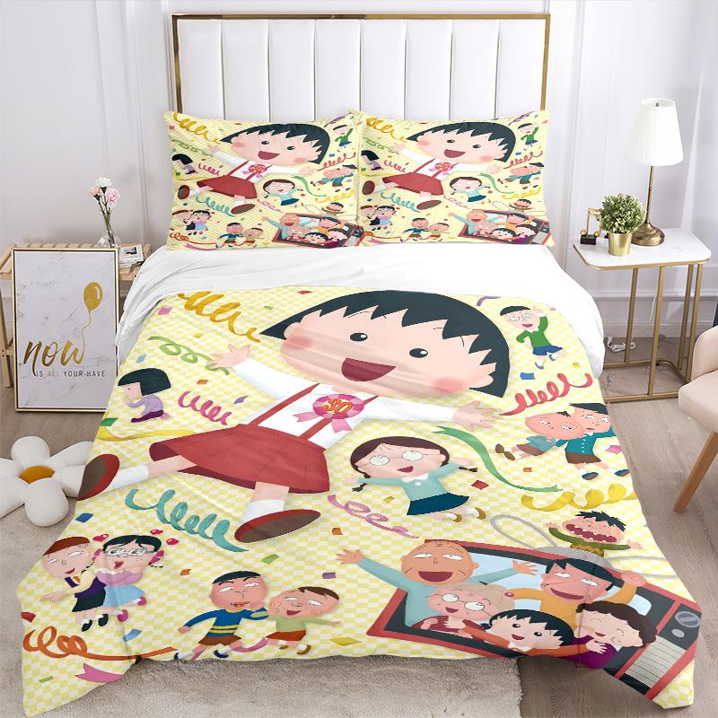 Happy Childhood Memories Print 3Pcs Bedding Setduvet Cover With 2 Bedropillowcase Home Birthday Gift