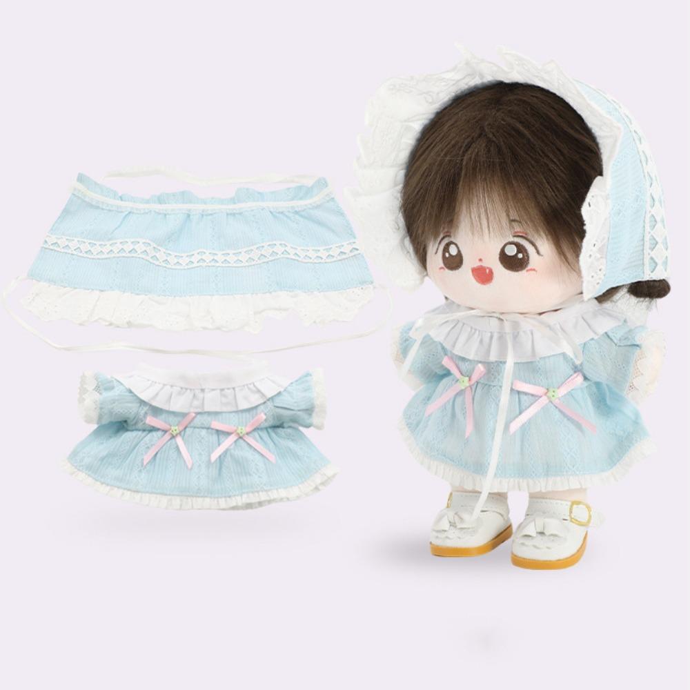 Bow Skirt Cotton Doll's Clothes Lace Plush Doll Clothes 20cm Cotton Doll Clothes 20cm Cotton Doll