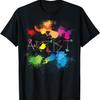 Artist Messy Painters Funny Paint Splatter Art T-shirt T-Shirt