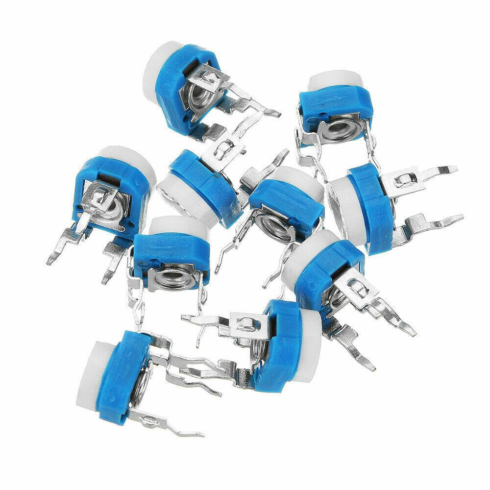 100/130 шт. потенциометр, регулируемый резистор, комплект многооборотного триммера, потенциометр