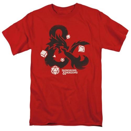 Dungeons & Dragons Mens Ampersand Dice T-Shirt
