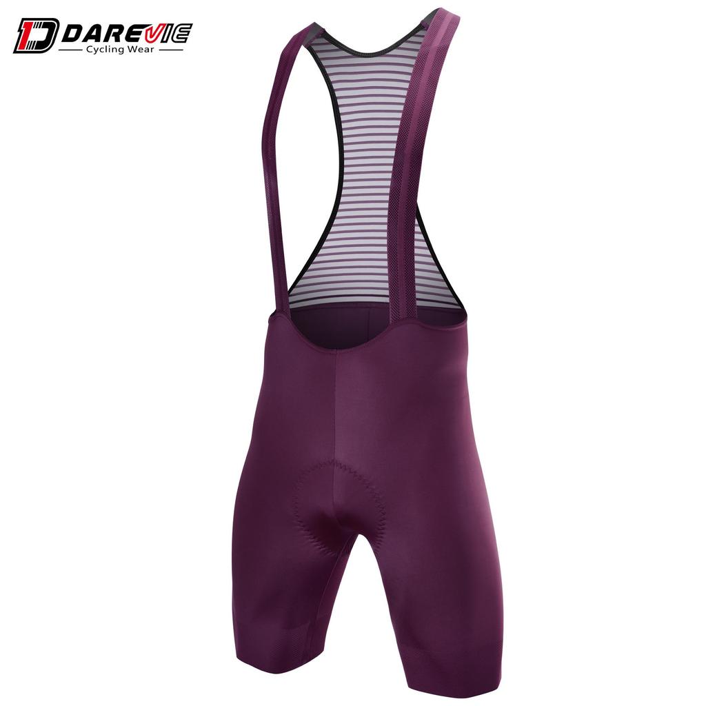 Летние велосипедные шорты-бибы Yongwei Darevie с противоскользящим эффектом - Высокоэластичные, цельные для горного/шоссейного велосипеда.