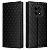 For Realme V60 5G/V60s 5G PU Leather Case Rhombus Imprinted Wallet Stand Phone Cover